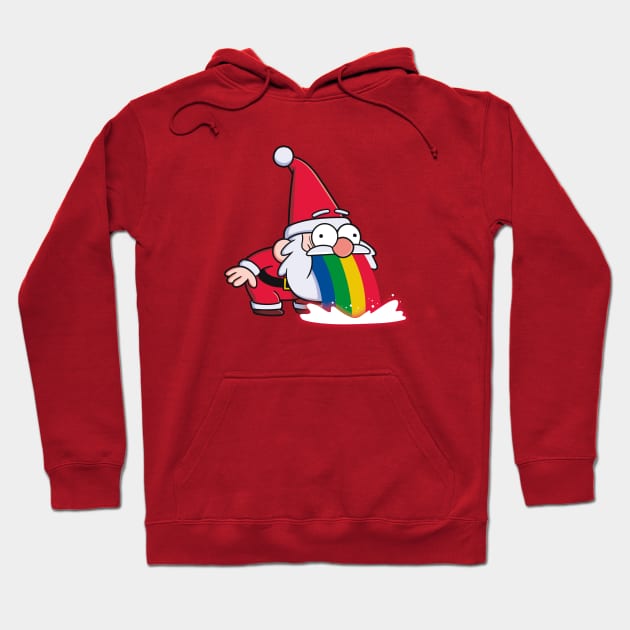 Christmas rainbow Hoodie by jasesa